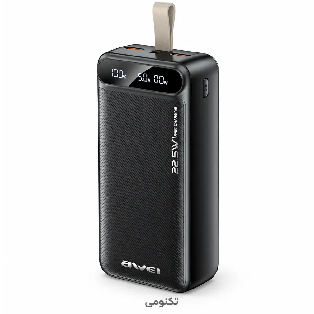 پاوربانک ۳۰۰۰۰ اوی Awei PA12 فست شارژ 22.5W